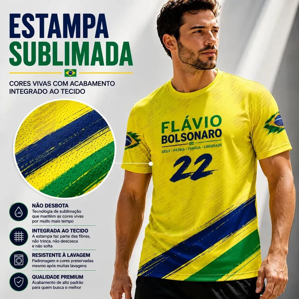 Camiseta Brasil 22